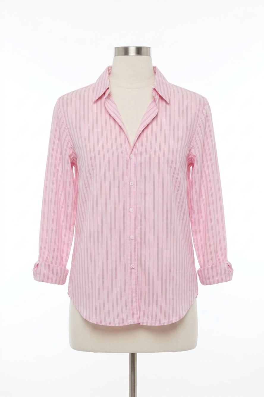 NEW DEAR JOHN DENIM lolita novelty shirt in lilac stripe